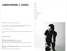 Tablet Screenshot of christopherjconry.com